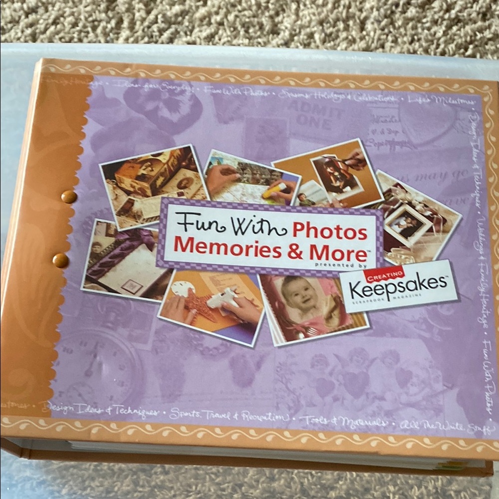 New- Keepsakes Scrapbooking Fun With Photos,Memories & More